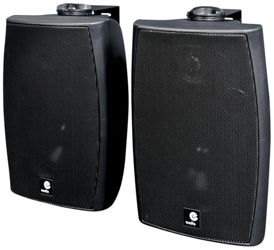 60W Active Speakers 8R with BT/AUX & Bracket, Black (pair) - P602YBA