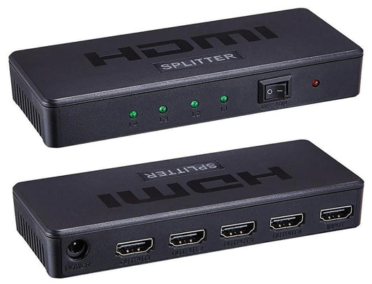 4 Way 4K UHD HDMI Splitter, HDCP 1.4 - C-HDMI-SP-4-E