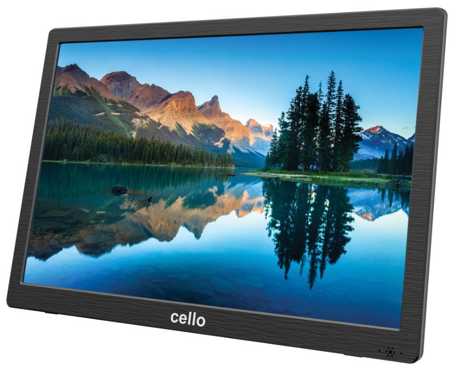 14" Rechargeable Portable Digital TV, Black - C1420DVB BLACK