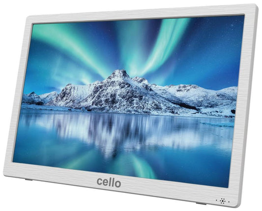 14" Rechargeable Portable Digital TV, White - C1420DVB WHITE