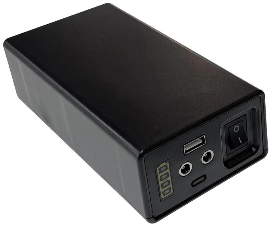 12V / 5V Rechargeable Battery Pack 12800mAh, Black - TGR-PP-12V-6000-C