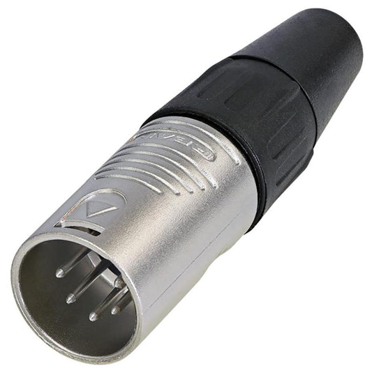 5 Pole XLR Plug, Nickel - RC5M