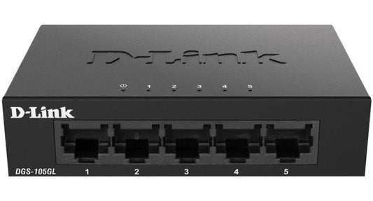 5 Port Gigabit Unmanaged Desktop Switch - DGS-105GL/B