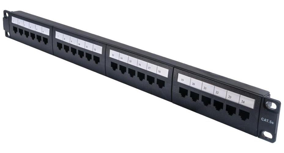 24 Port Cat5e RJ45 Patch Panel - FF24C2