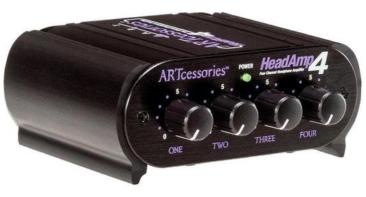 4 Channel Headphones Amplifier 3.5/6.3mm - ART-HEADAMPE4