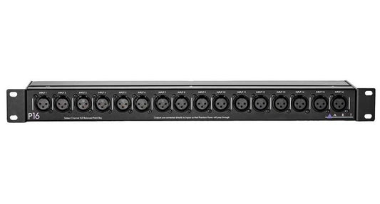 16 Channel XLR Balanced Patch Bay 1U - ART-P16