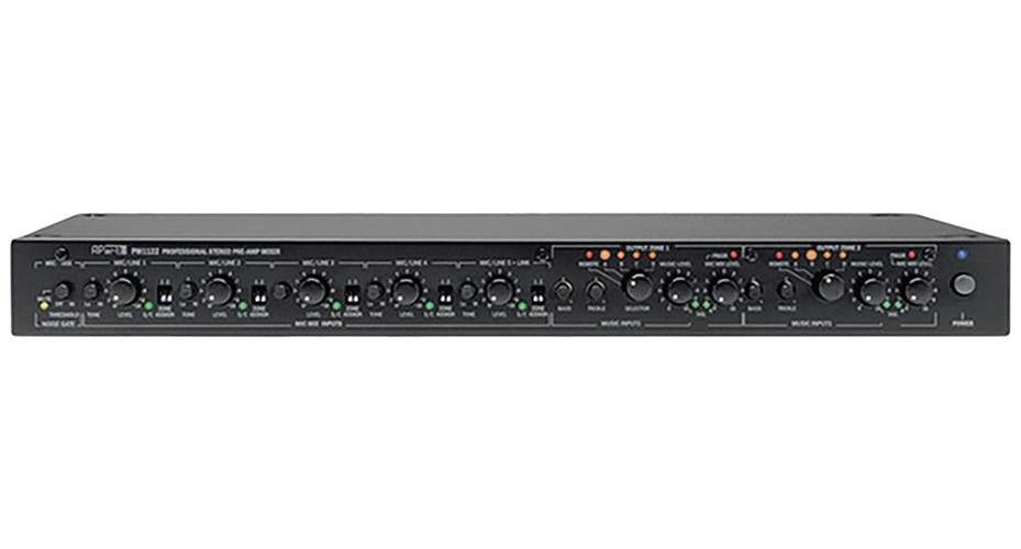 10 Channel Mic/Line 2-Zone Preamplifier/Mixer 1U - UK-PM1122
