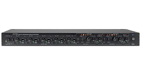 10 Channel Mic/Line 2-Zone Preamplifier/Mixer 1U - UK-PM1122