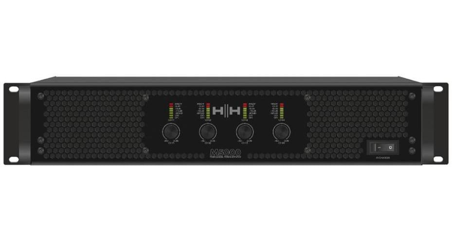 4x4 1550W Power Amplifier 2R-8R, Speakon 2U - M5000