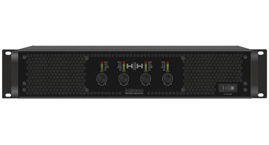 4x4 1550W Power Amplifier 2R-8R, Speakon 2U - M5000