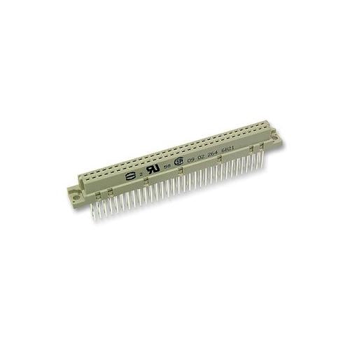 HARTING - 0902 264 6821 - SOCKET, DIN41612, B, 64WAY , 2 ROW, WIRE WRAP PINCS