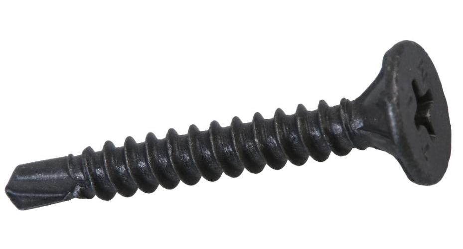 4.2mm x 32mm Countersunk Head Phillips Self-Drilling Cement Board Screws, 200 Pack - 217154