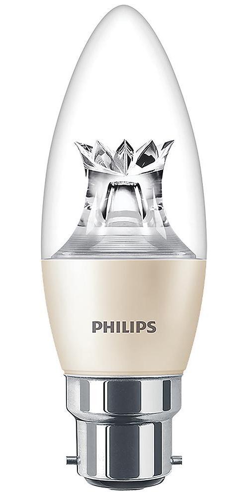 5.5W MASTER LEDcandle B38 Bulb, B22, 2200K-2700K, 470lm - 929002491199