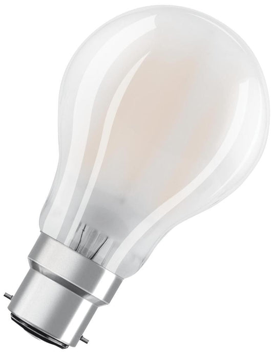 6.5W LED Frosted GLS Bulb, B22d, 2700K, 806lm - 4058075591950
