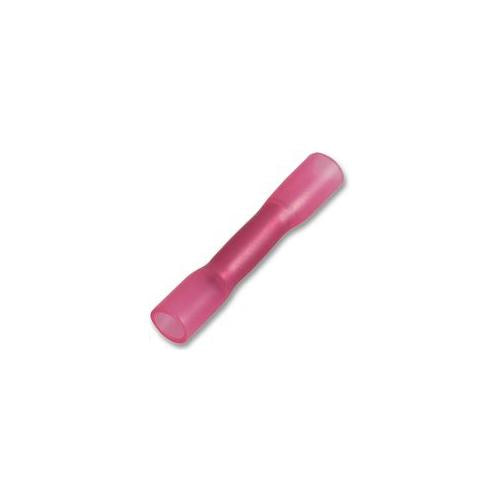 PRO POWER - STBHT1 - BUTT SPLICE HEATSHRINKABLE RED , 100 PACK