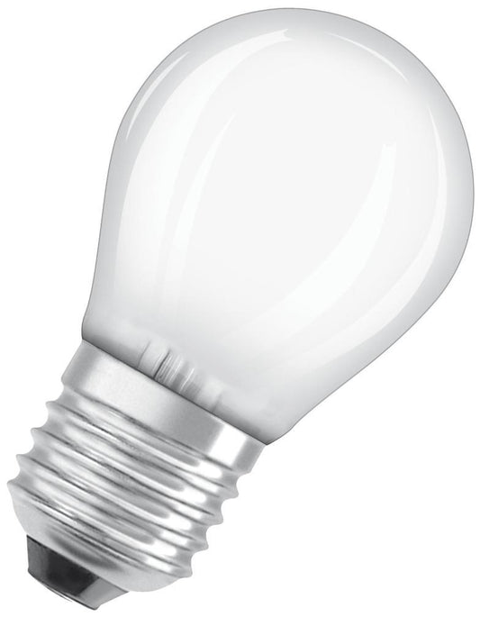 4W LED Frosted GLS Bulb, E27, 2700K, 470lm - 4058075591356