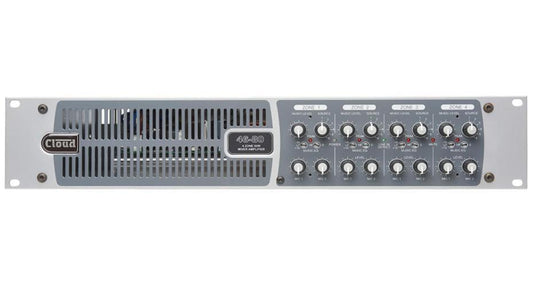 4x80W Zoning Mixer Amplifier 4R, 2U - 46-80