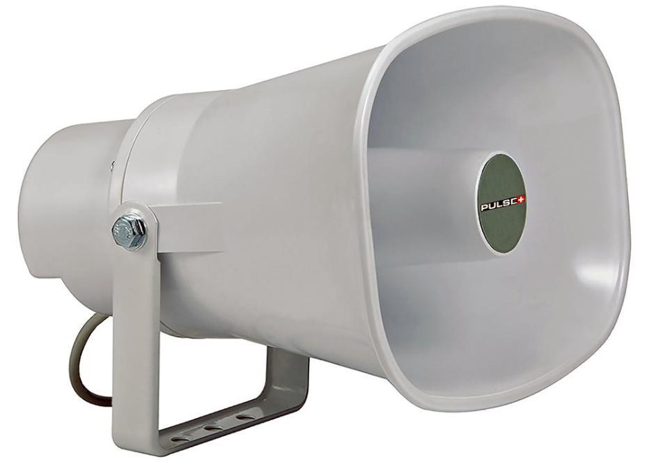 15W 100V Weatherproof Rectangular Paging Horn Speaker, IP65 - PHV15