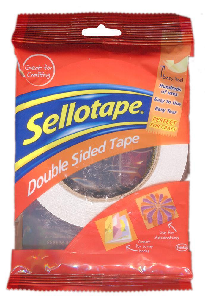 12mmx33m Double Sided Sellotape - H3947057