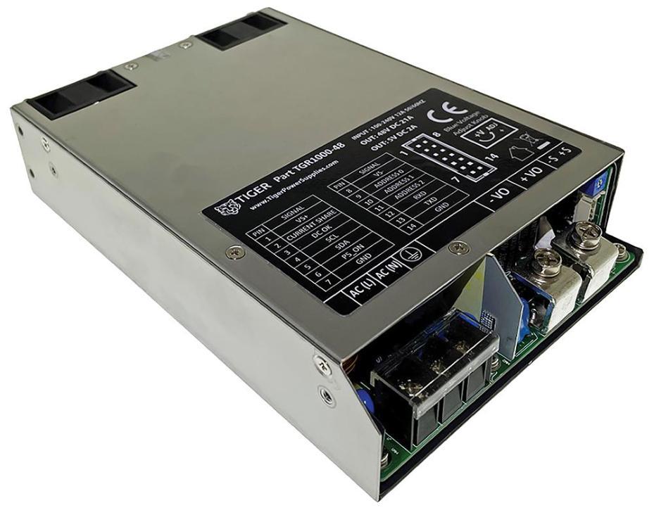 48V, 21A, 1000W Enclosed Power Supply - TGR1000-48