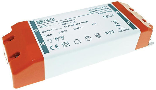 12V, 8.33A, 100W Constant Voltage LED Driver - TGR-12V-100W