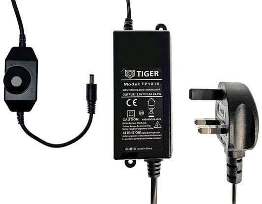 12V, 2A, 24W LED Power suppy with PWM Dimmer Switch - TP1016-DIM