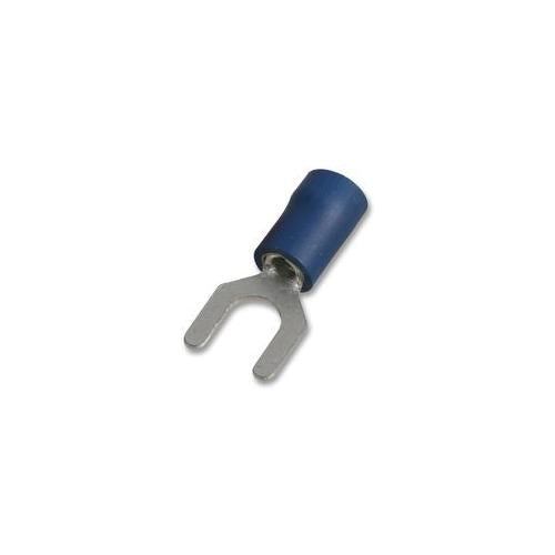 PRO POWER - STSV2-3.7 - FORK CRIMP TERMINALS BLUE 24A 3.7MM , 100 PACK