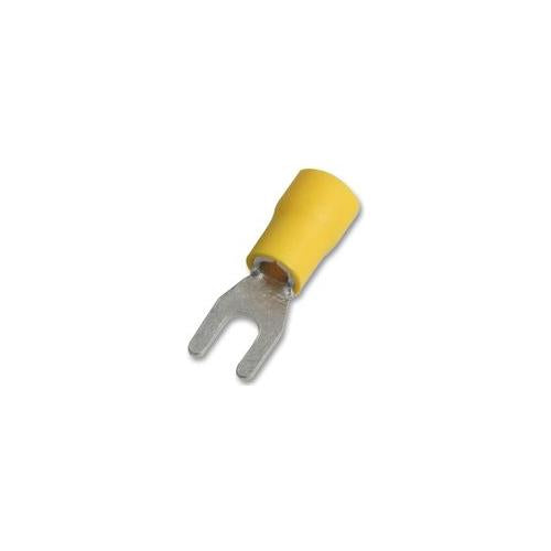 PRO POWER - STSV5-3.7 - FORK CRIMP TERMINALS YELL 36A 5.0MM , 100 PACK