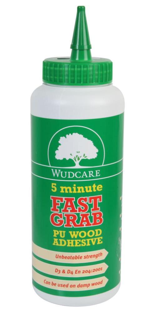 5 Minute Fast Grab PU Wood Adhesive, 1L - WFFG1000