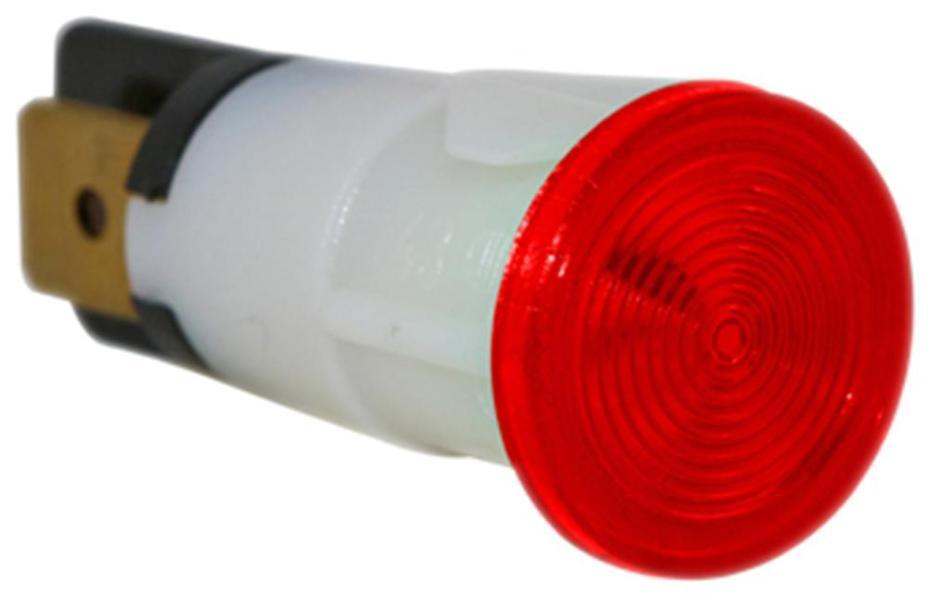 13mm Neon Indicator Lamp, 250V,  Red - SX43211F3G00000