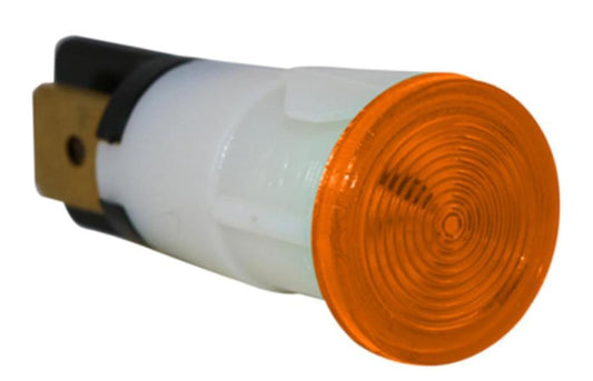 13mm Neon Indicator Lamp, 250V, Amber - SX43211F3H00000