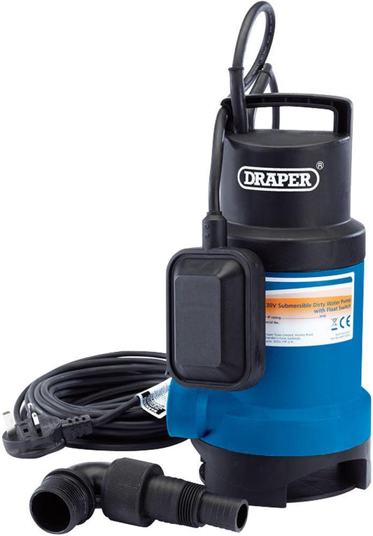 550W Submersible Dirty Water Pump with Float Switch 230V - 61621