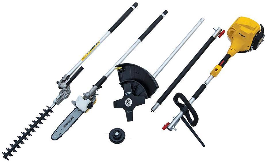 4 in 1 Petrol Garden Multi-Tool Set - STR-41IN1A
