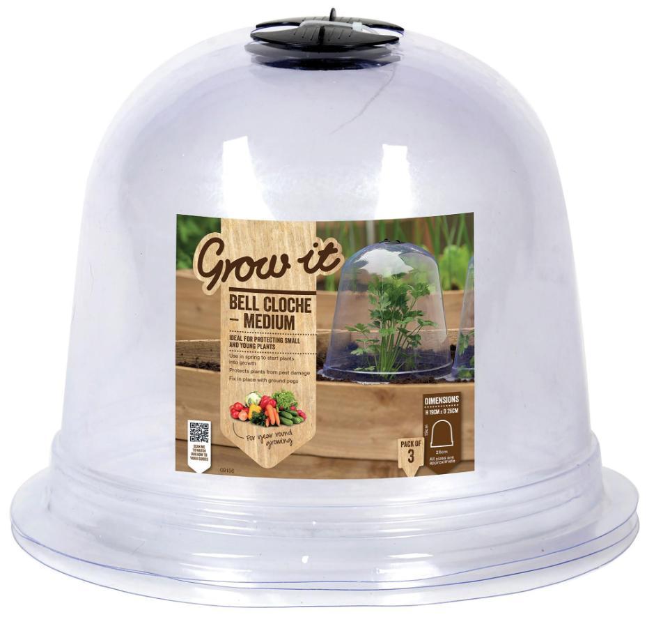 Bell Cloche, 3 Pack - 9156