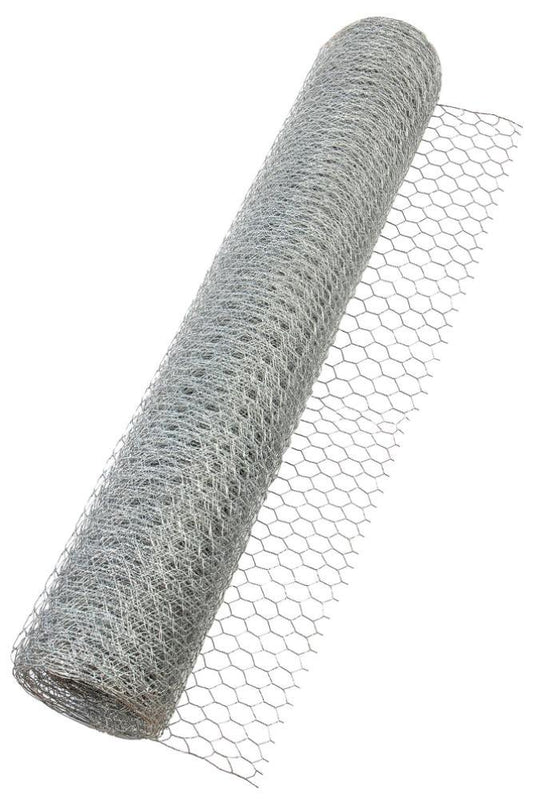 13mm Galvanised Wire Netting, 10m x 0.6m - 50035