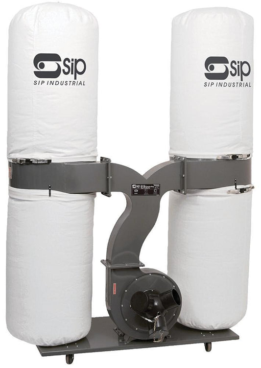 153L 2230W 3hp 4 Bag Dust Collector 230V - 1956