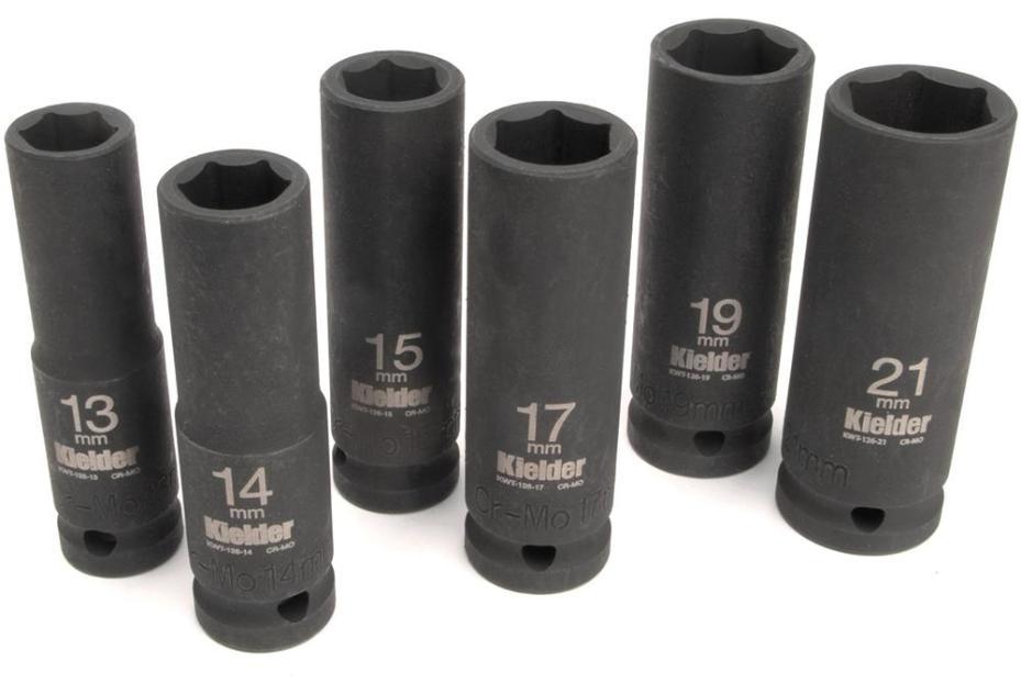 1/2" Deep Impact Socket Set, 6 Piece - KWT-126-02