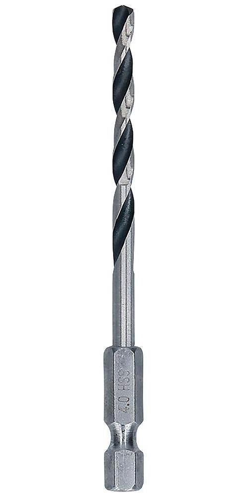 4mm x 83mm HSS Twist PointTeQ Drill Bit with Hex Shank - 2608577523