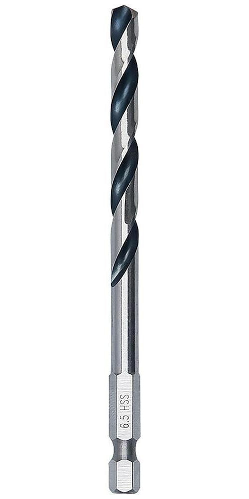 6.5mm x 107mm HSS Twist PointTeQ Drill Bit with Hex Shank - 2608577529