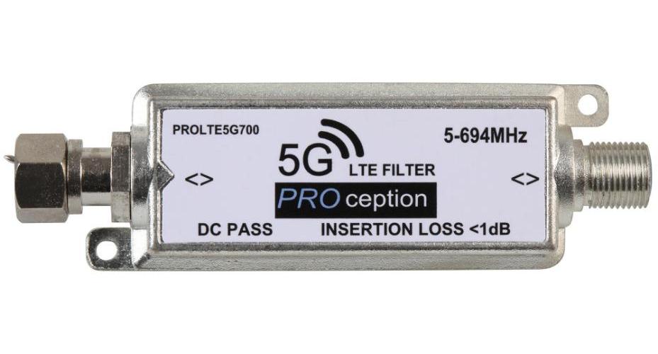 5G Filter, F Female to F Male - PROLTE5G700