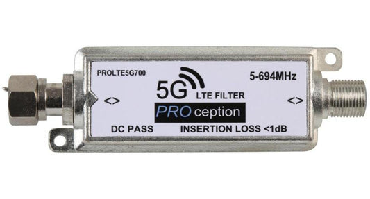 5G Filter, F Female to F Male - PROLTE5G700