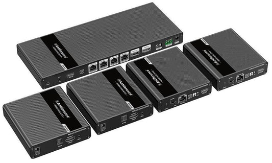 4 Way 4K UHD 60Hz HDMI over Cat6 Splitter, 70m - HDMI0104SCATV3