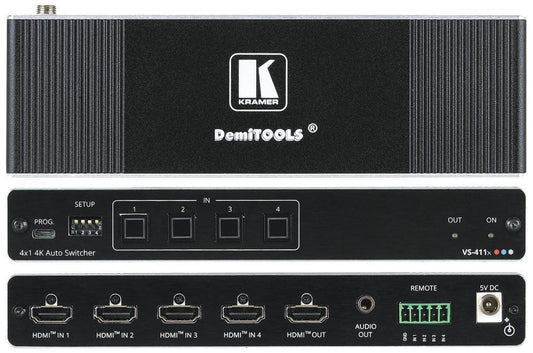 4x1 4K HDR HDMI Auto Switch - VS-411X