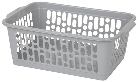 4.3L Medium Handy Storage Basket, Cool Grey - 105mm x 195mm x 295mm - 30532