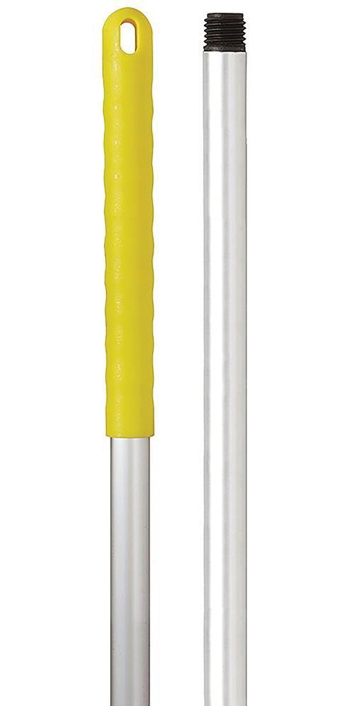125cm (49") Aluminium Mop Handle, Yellow - 103132 YELLOW
