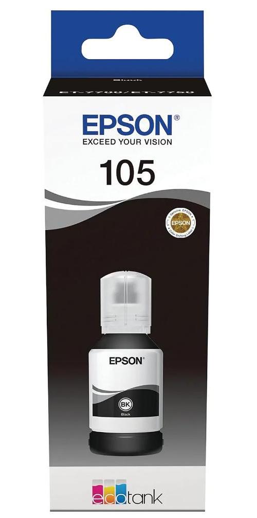105 EcoTank Ink Refill Bottle, Black - C13T00Q140