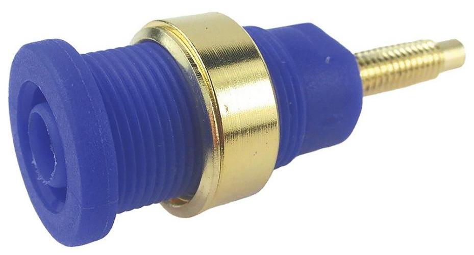 4mm Panel Mount Banana Socket, Blue - FCR7358GL