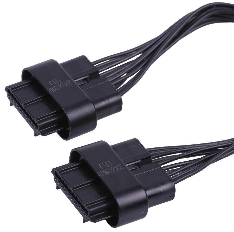 10 Pin Squba Socket to 8 Pin Squba Socket Lead, 300mm - 45145-1003