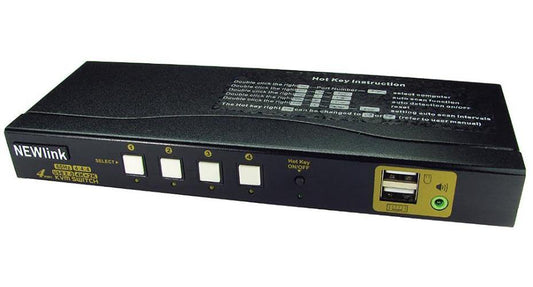 4 Port USB & 4K HDMI 2.0 KVM Switch - NLKVMHDMI-44A