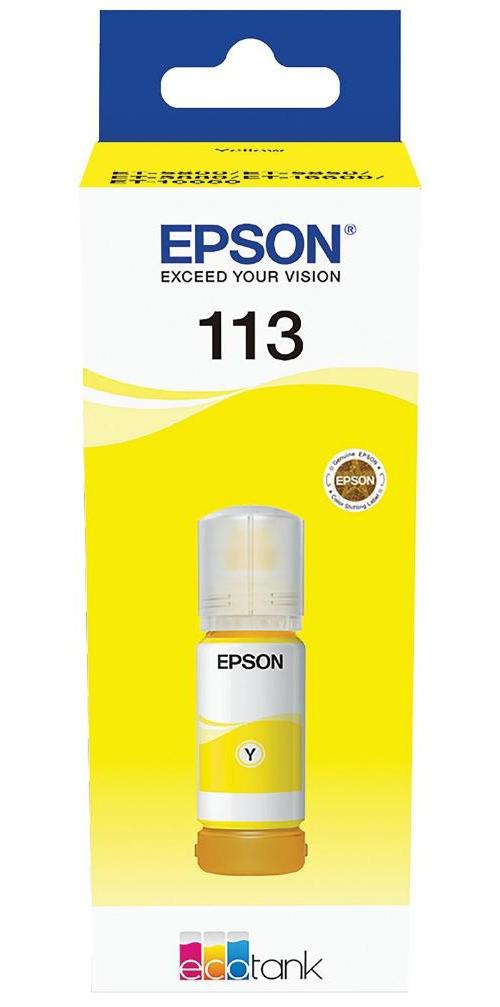 113 EcoTank Ink Refill Bottle, Yellow - C13T06B440
